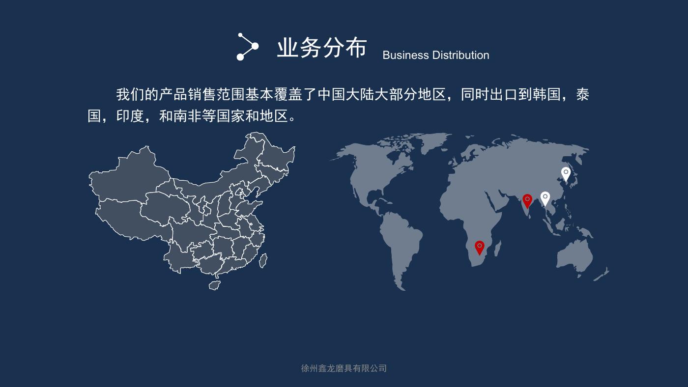 业务分布示意图