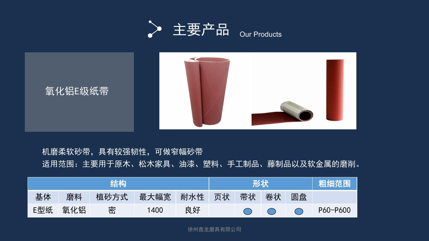 氧化铝E级纸带
